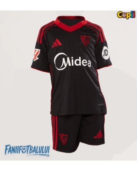 Sevilla Echipament de Fotbal Replică 2025-26 Copii Treilea (+ Șorturi)